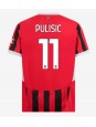 Moške Nogometnih dresov AC Milan Christian Pulisic #11 Domači 2024-25 Kratki rokavi